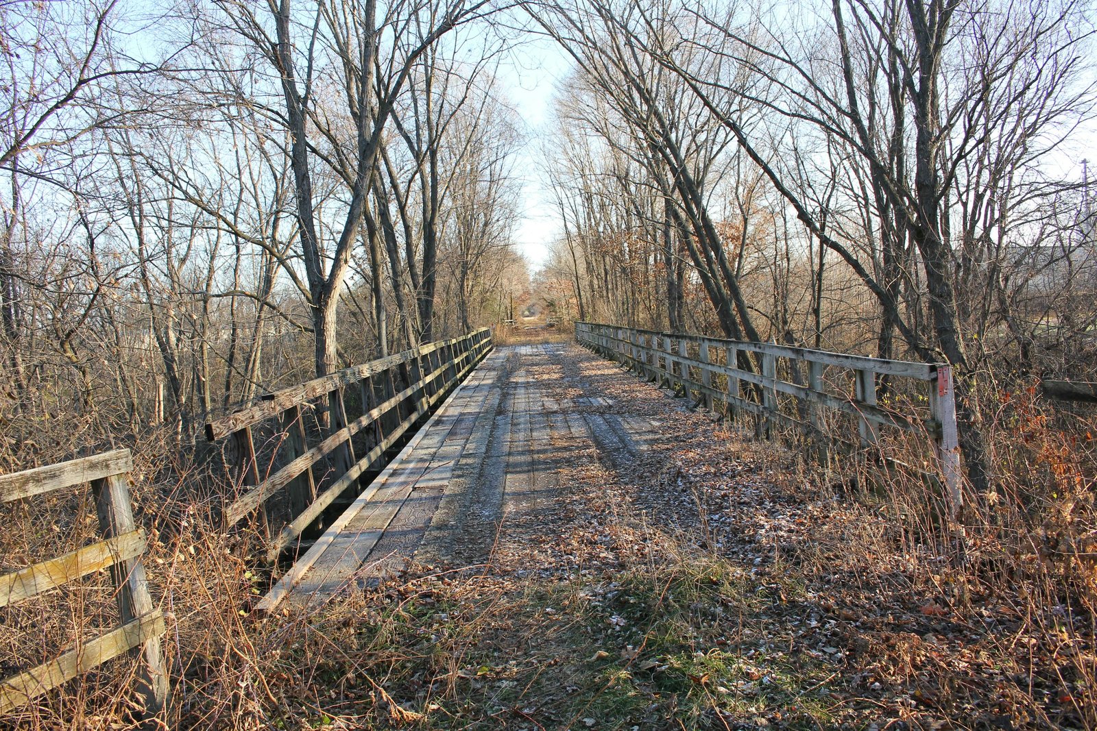 Looking east